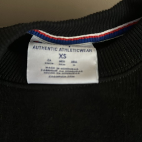 Champion Crew Neck, Black, Size XS - Picture 3 of 3